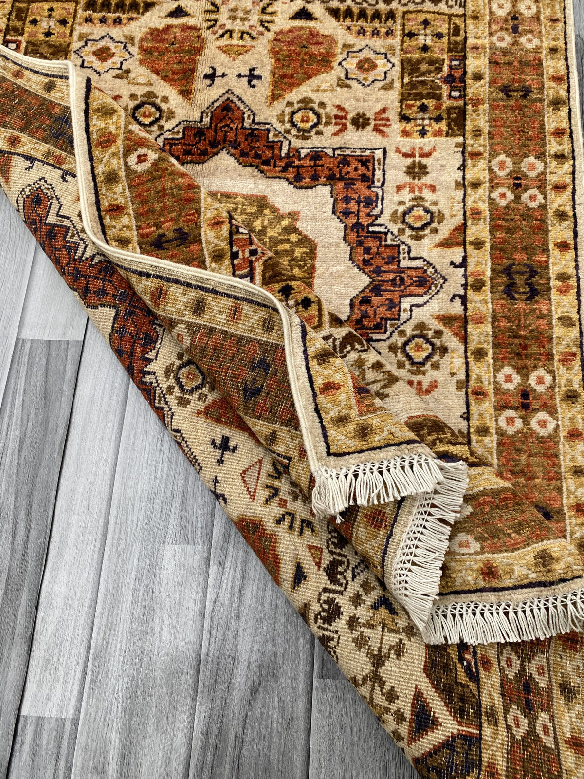 Hand Knotted Chobi Wool Rug | 118 CM x 80 CM SK#388