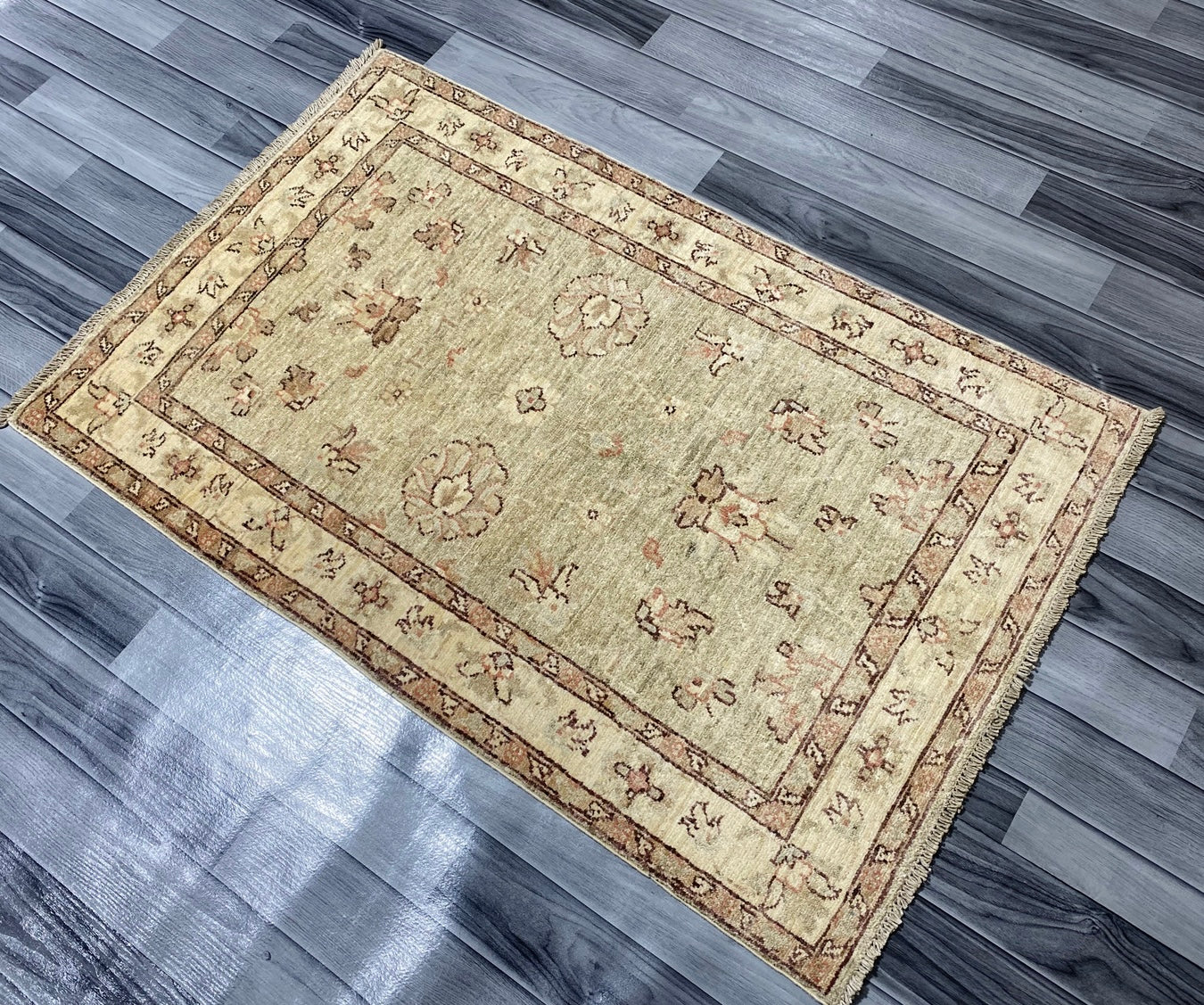 Handmade Fine Quality Chobi Wool Rug  ( 125 CM x 80 CM ) SS# 65