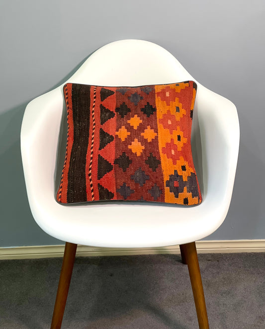 Handmade Traditional Design Cushion Cover 42 CM x 42 CM (AF#300)