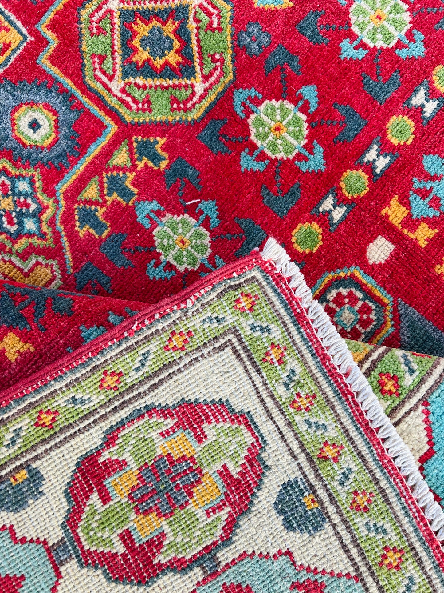 Handmade Traditional Kazak Rug 238 cm x 154 cm KSB#11748