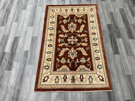 Hand Knotted Chobi Wool Rug | 160 CM x 100 CM SK#392