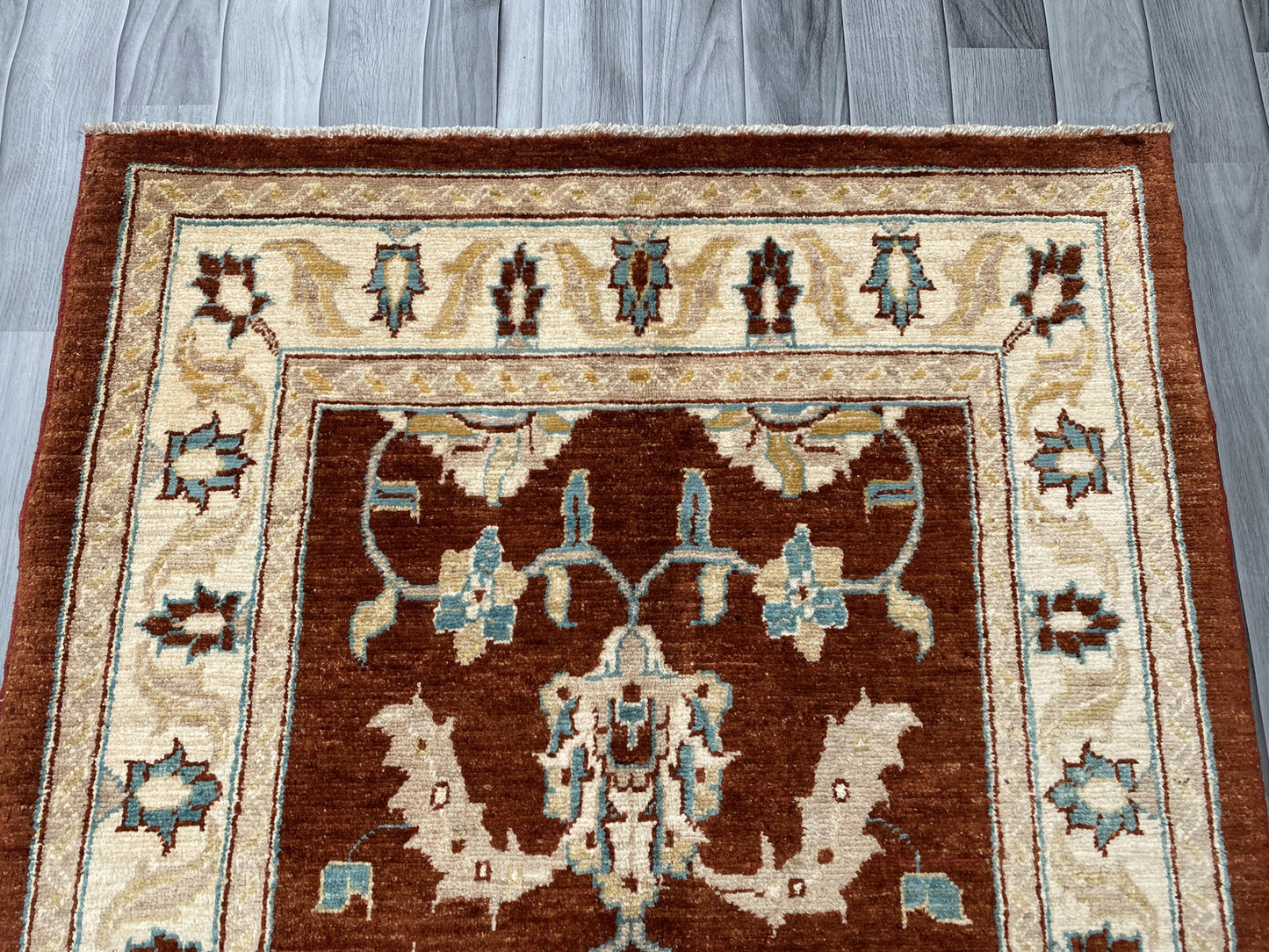 Hand Knotted Chobi Wool Rug | 160 CM x 100 CM SK#392
