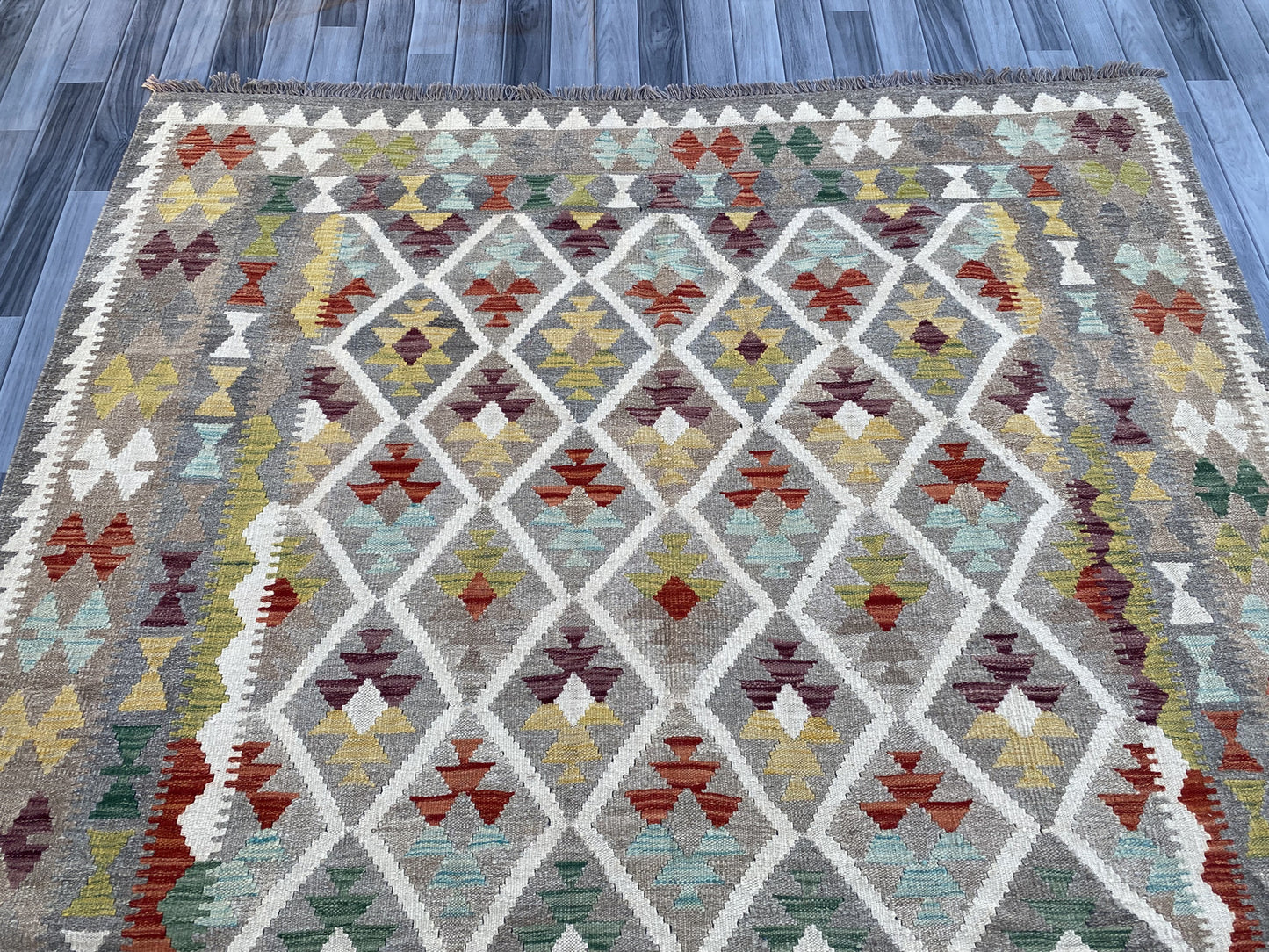 Handmade Flat Weave Kilim Rug |306 CM x 205 CM KAS#98