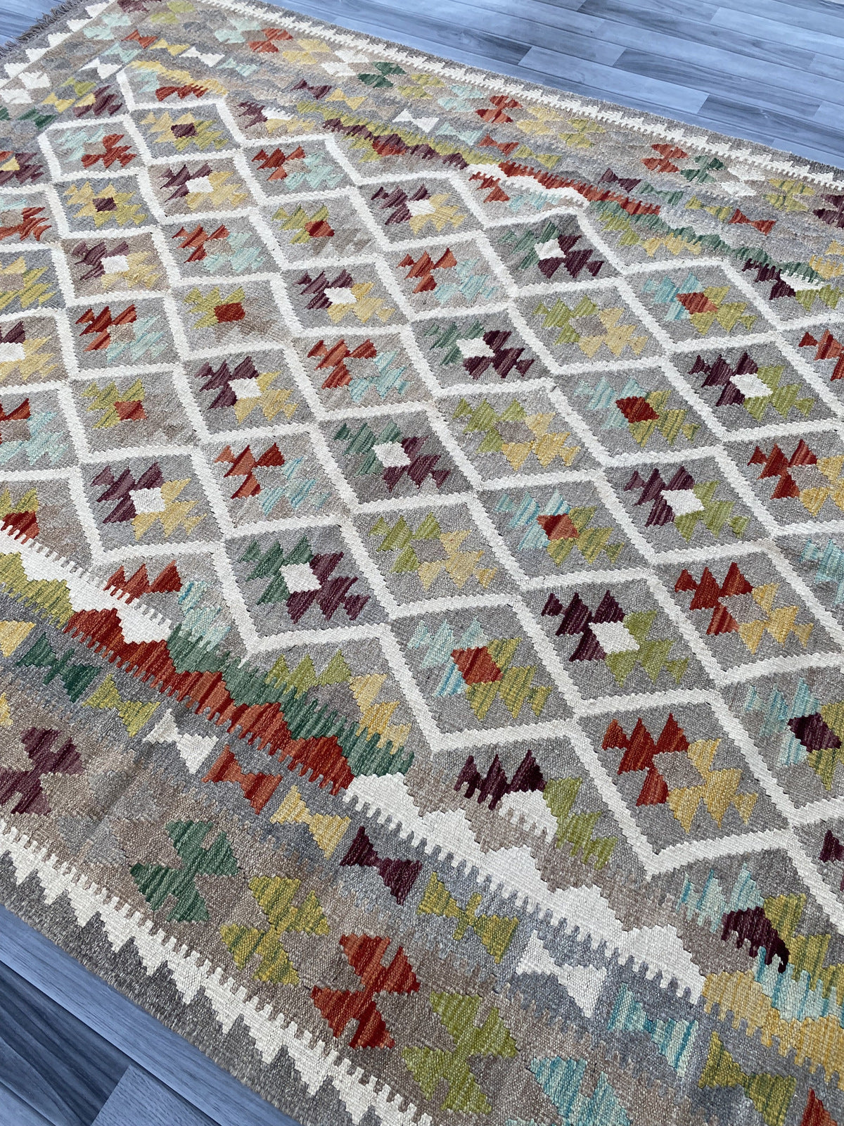 Handmade Flat Weave Kilim Rug |306 CM x 205 CM KAS#98