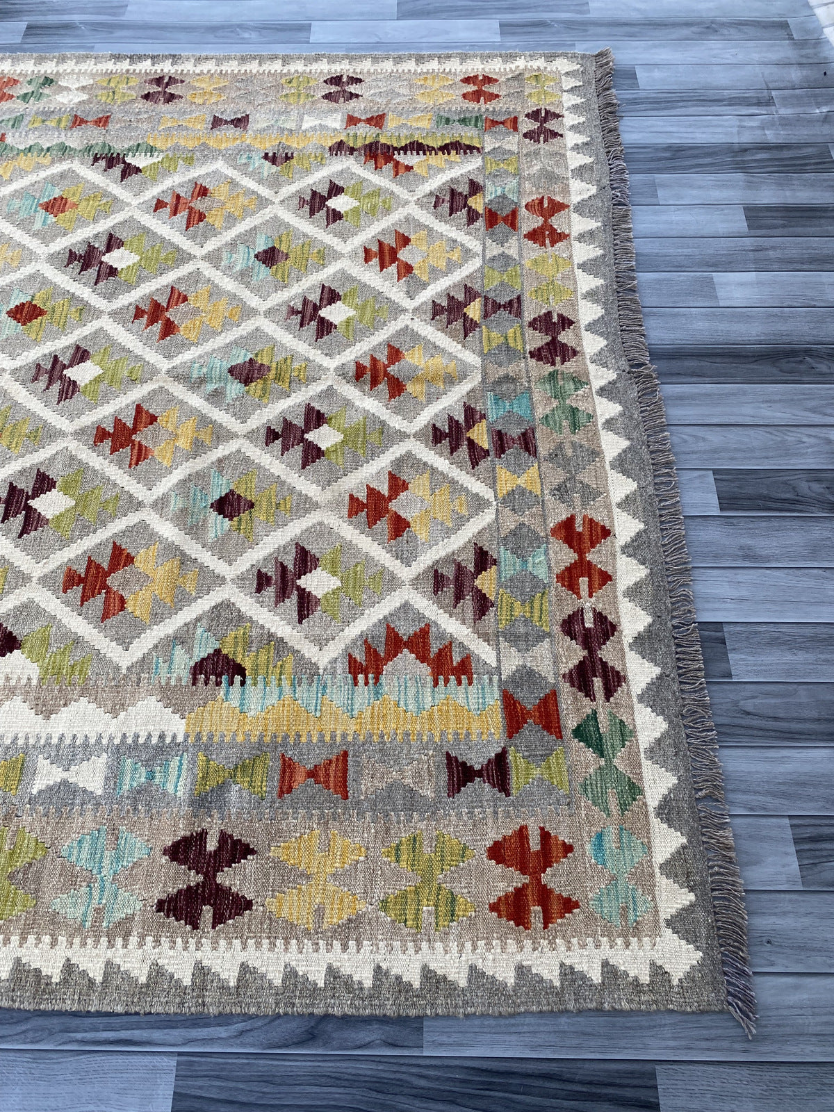 Handmade Flat Weave Kilim Rug |306 CM x 205 CM KAS#98