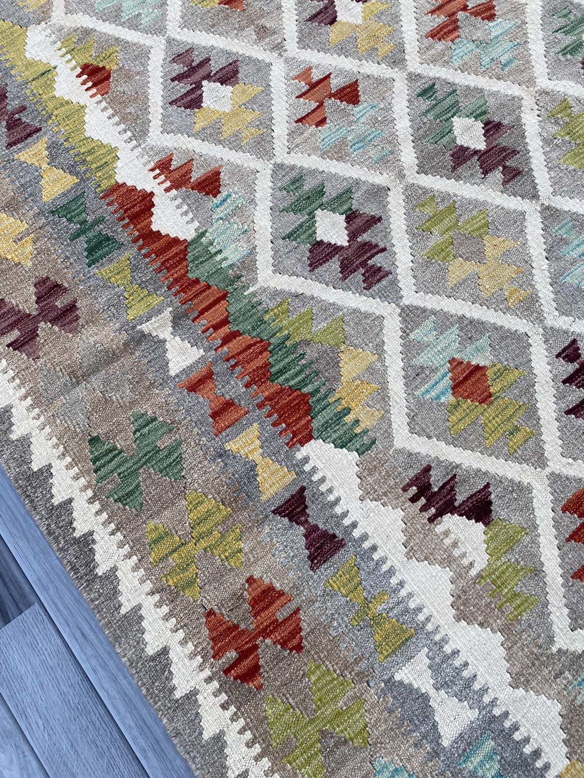Handmade Flat Weave Kilim Rug |306 CM x 205 CM KAS#98
