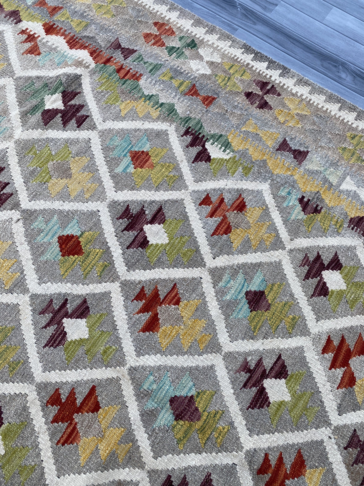 Handmade Flat Weave Kilim Rug |306 CM x 205 CM KAS#98
