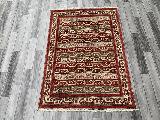 Hand Knotted Chobi Wool Rug | 144 CM x 100 CM SK#393