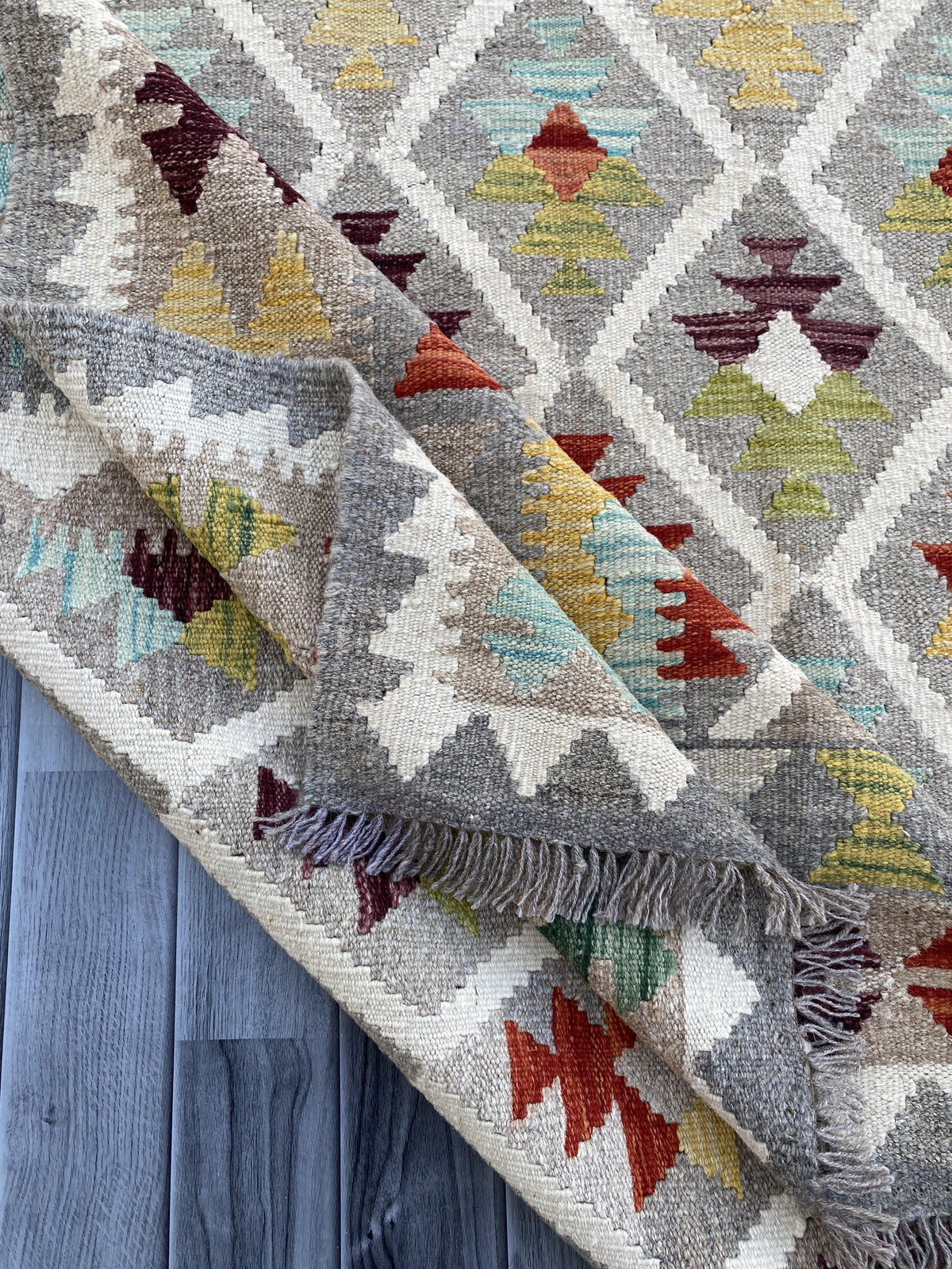 Handmade Flat Weave Kilim Rug |306 CM x 205 CM KAS#98