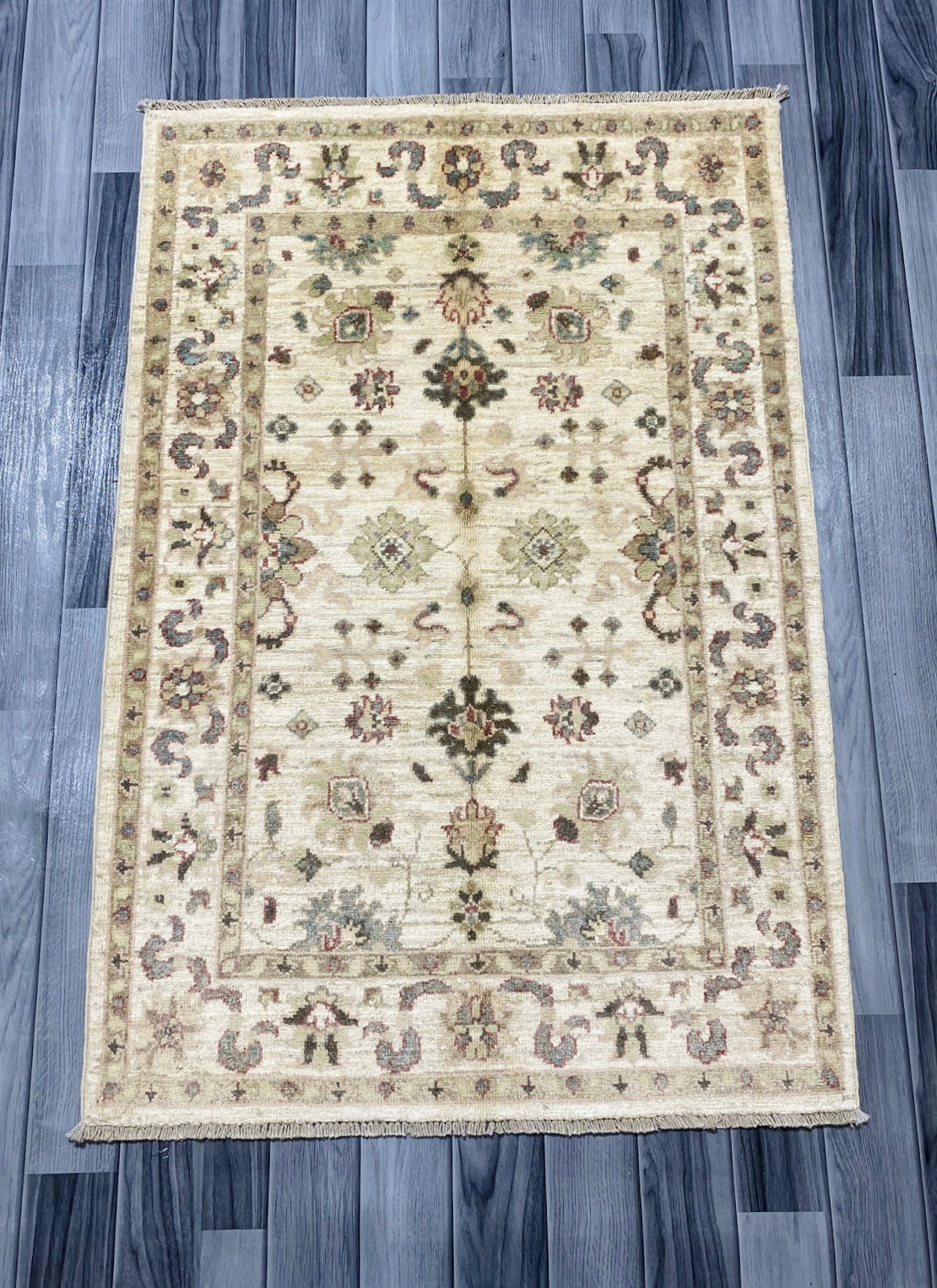 Handmade Fine Quality Chobi Wool Rug ( 128 CM x 85 CM ) SS#63