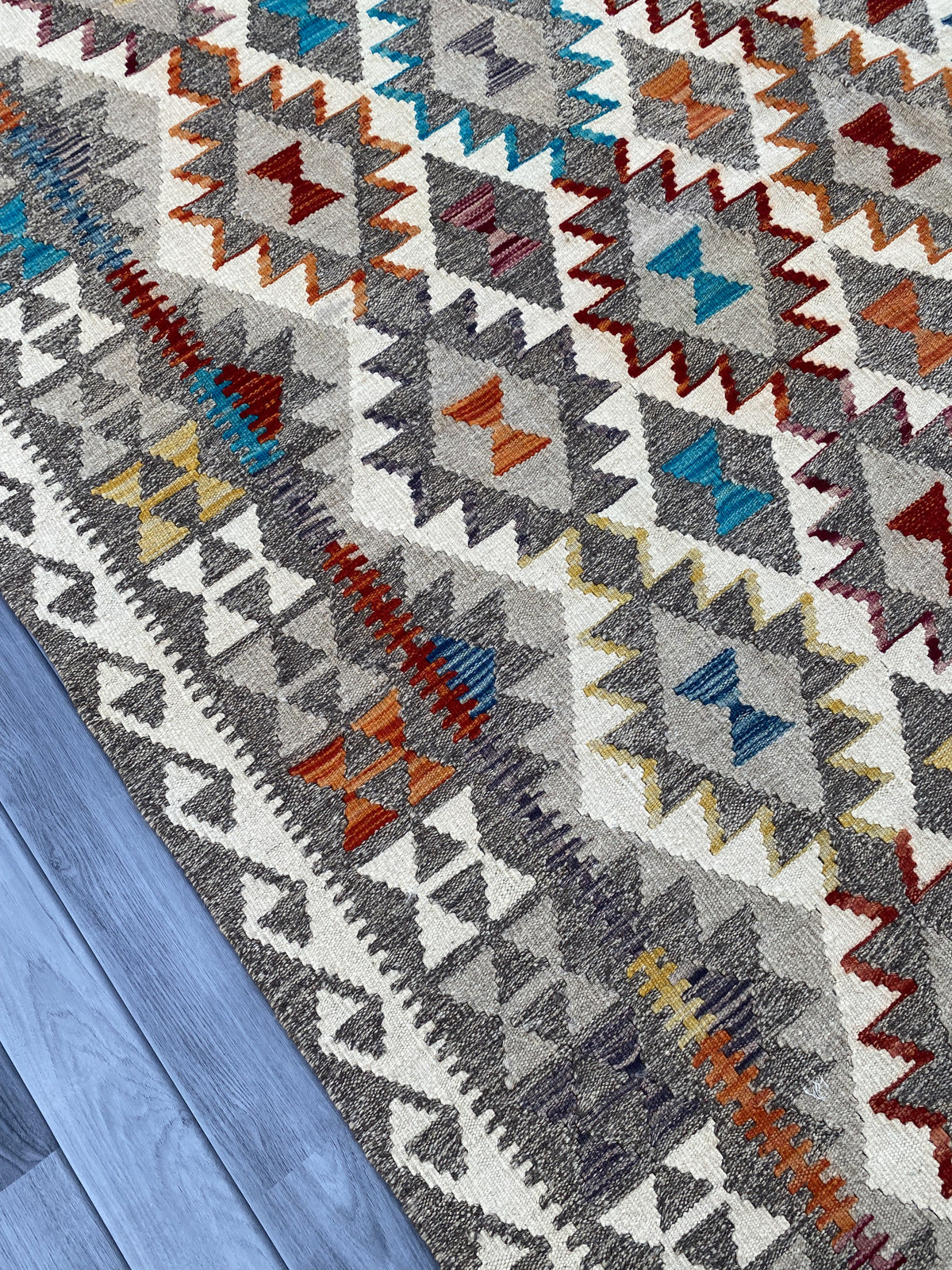 Handmade Flat Weave Kilim Rug |275 CM x 205 CM KAS#99
