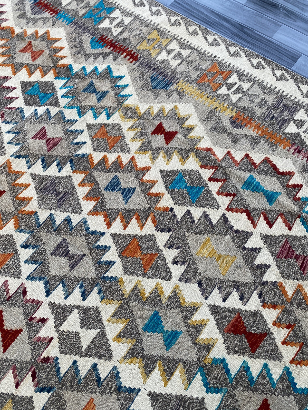 Handmade Flat Weave Kilim Rug |275 CM x 205 CM KAS#99