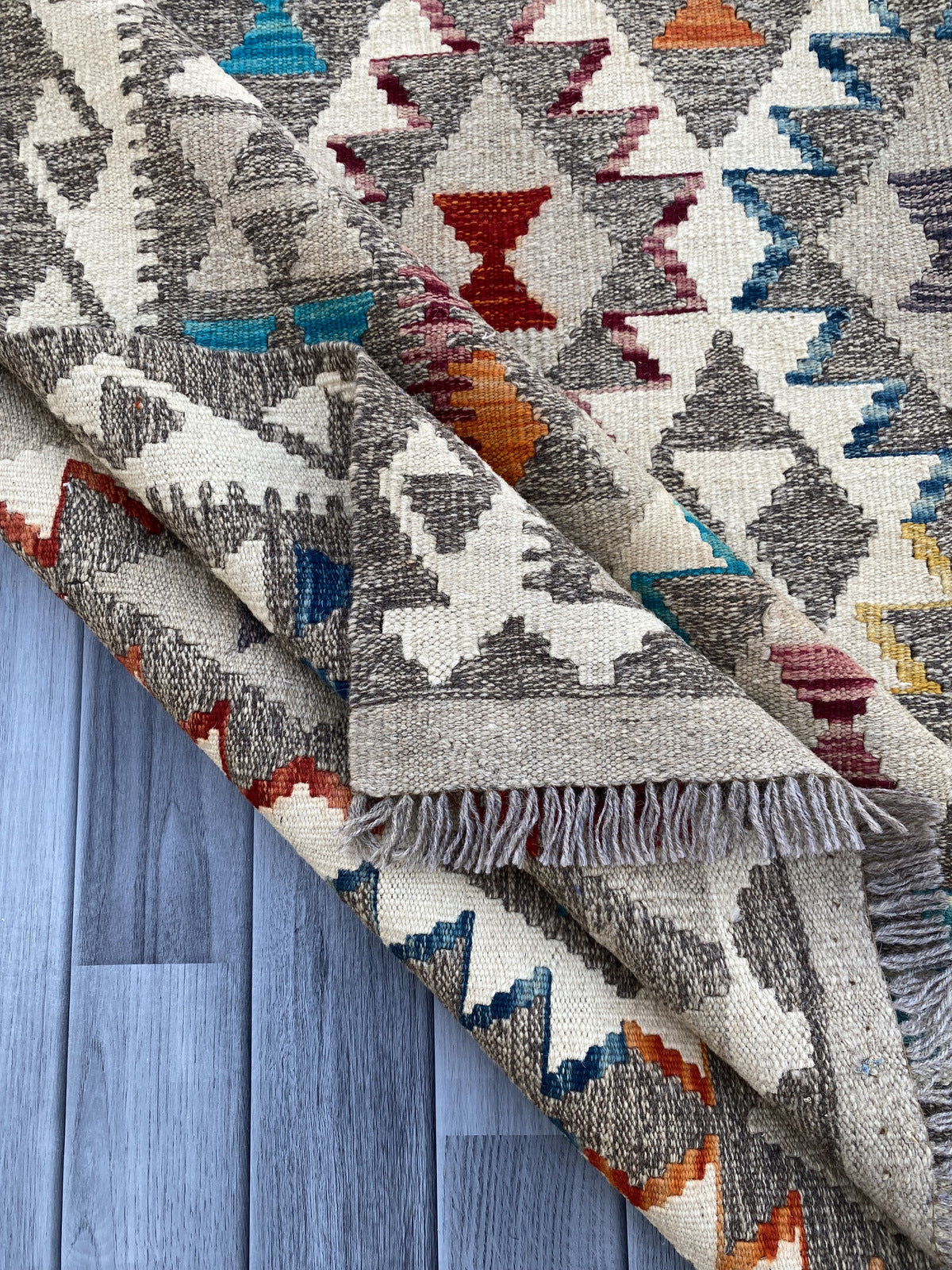 Handmade Flat Weave Kilim Rug |275 CM x 205 CM KAS#99