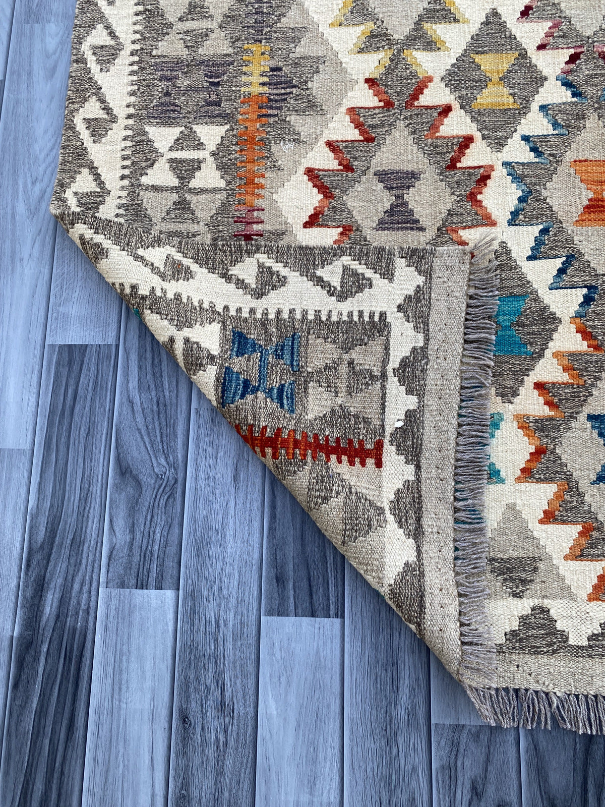 Handmade Flat Weave Kilim Rug |275 CM x 205 CM KAS#99