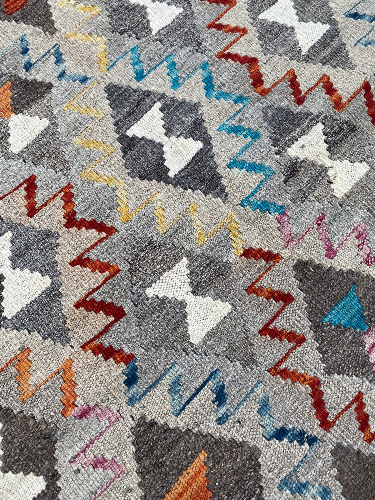Handmade Flat Weave Kilim Rug |280 CM x 206 CM KAS#97