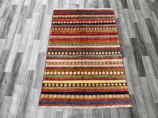 Hand Knotted Chobi Wool Rug | 151 CM x 101 CM SK#395