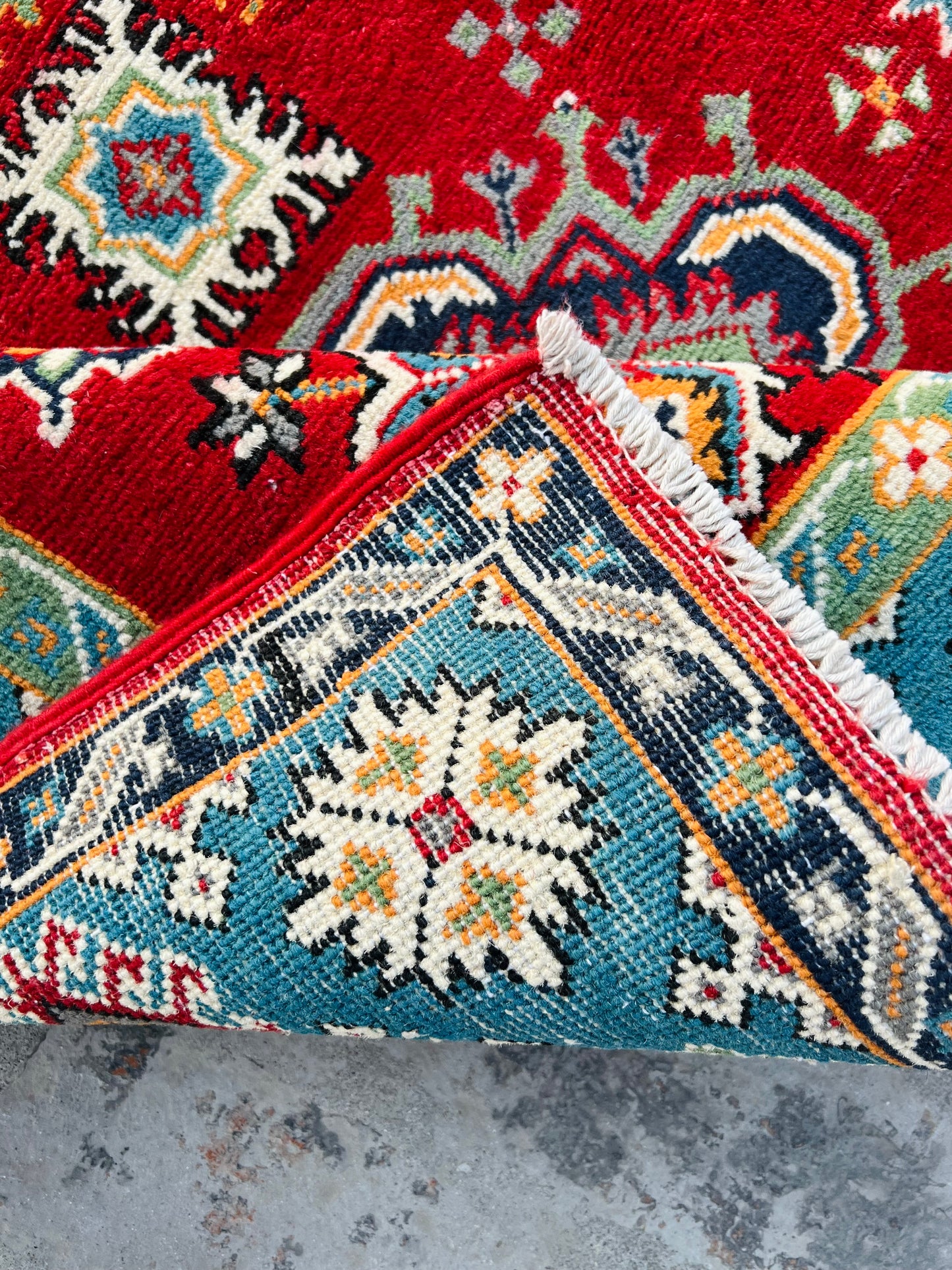 Handmade Traditional Kazak Rug 202 cm x 143 cm KSB#11385