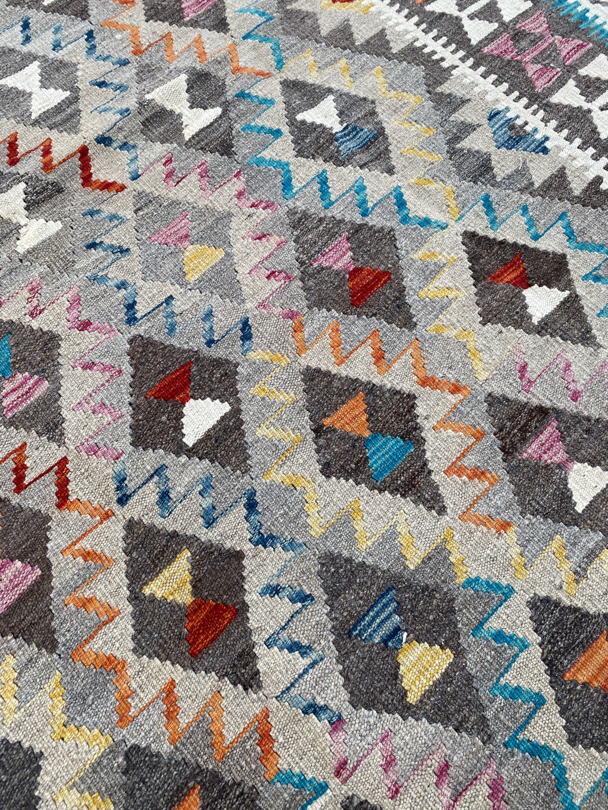 Handmade Flat Weave Kilim Rug |280 CM x 206 CM KAS#97