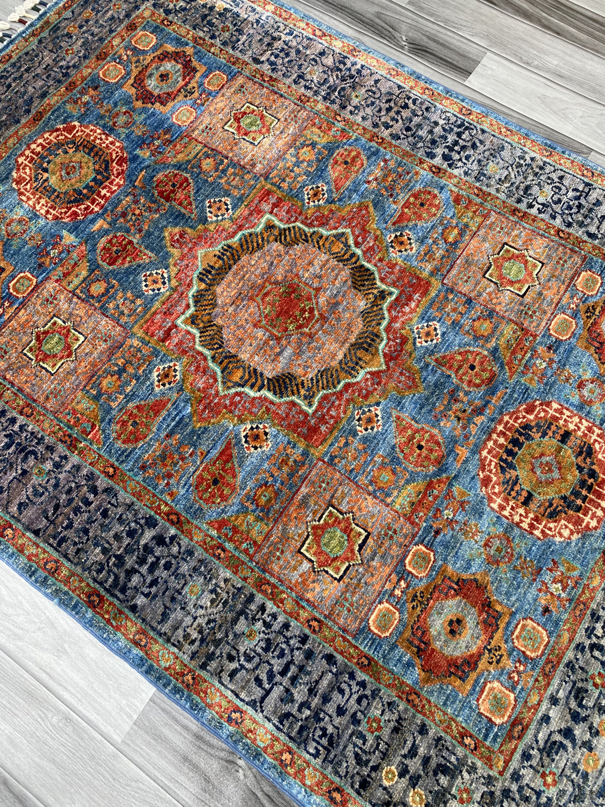Hand Knotted Chobi Wool Rug | 151 CM x 102 CM SK#396