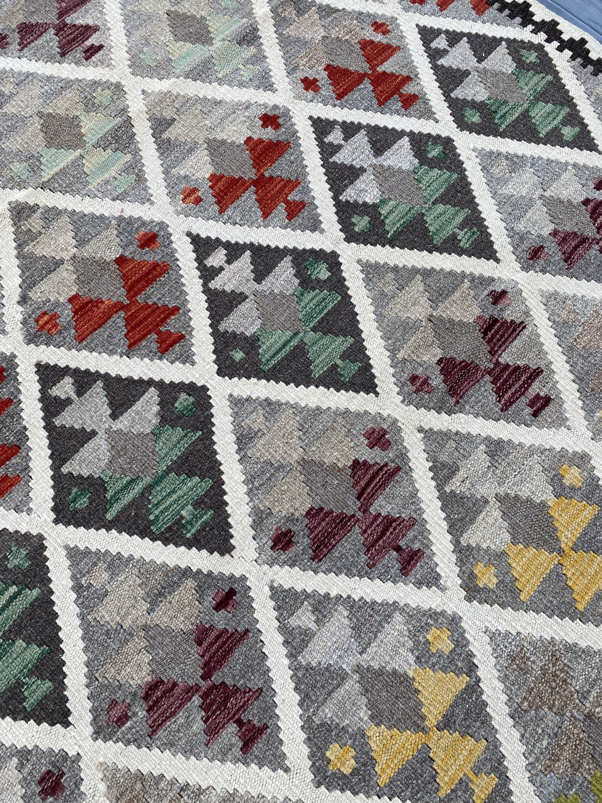 Handmade Flat Weave Kilim Rug |207 CM x 151 CM KAS#92