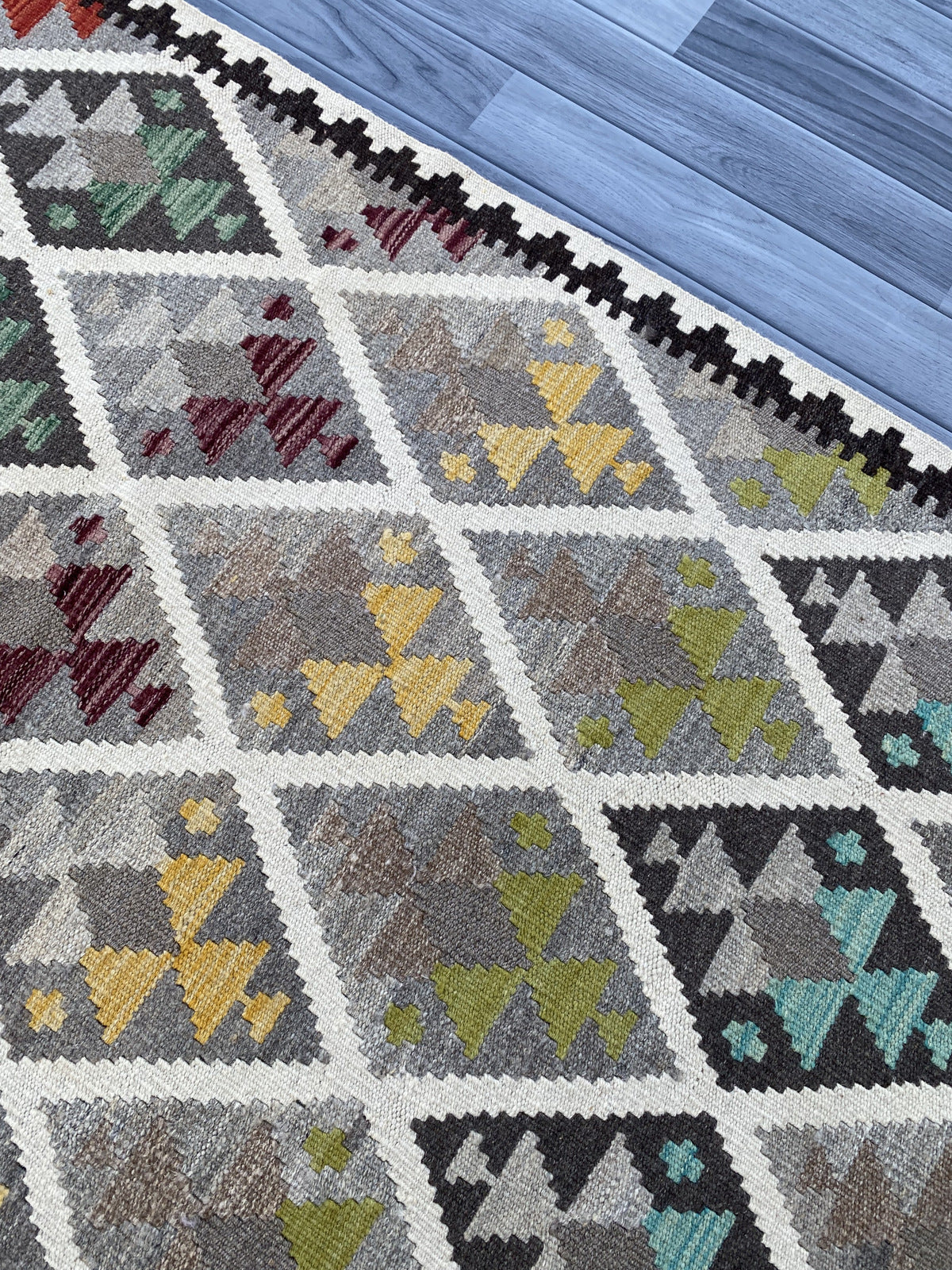 Handmade Flat Weave Kilim Rug |207 CM x 151 CM KAS#92