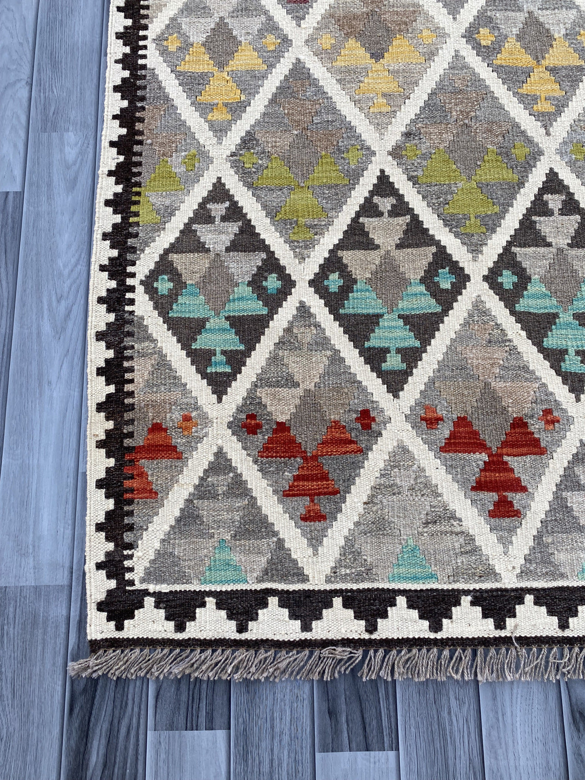 Handmade Flat Weave Kilim Rug |207 CM x 151 CM KAS#92