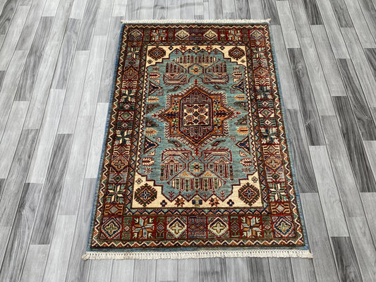 Hand Knotted Chobi Wool Rug | 148 CM x 102 CM SK#397