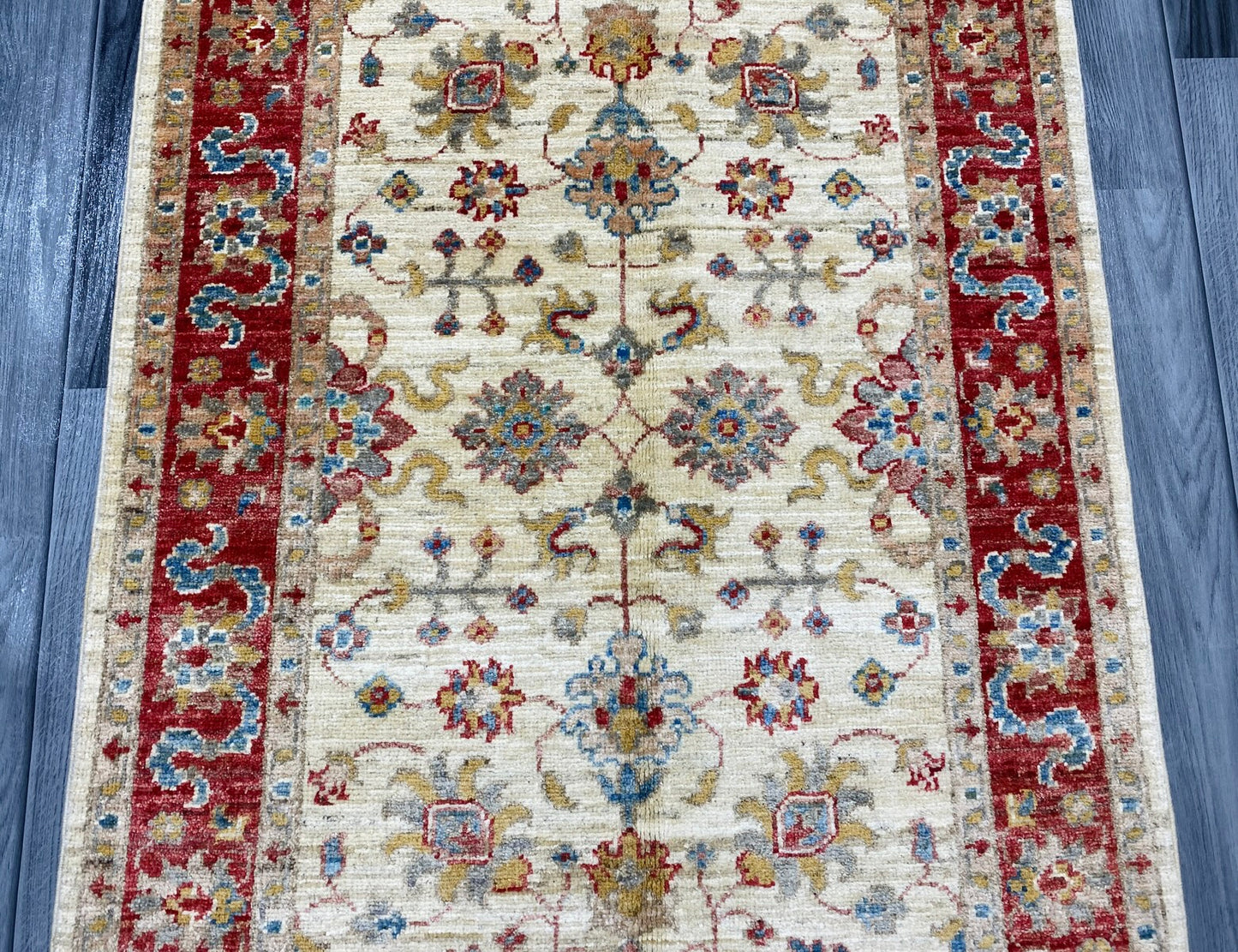 Handmade Chobi Wool Rug ( 125 CM x 82 CM ) SS#55