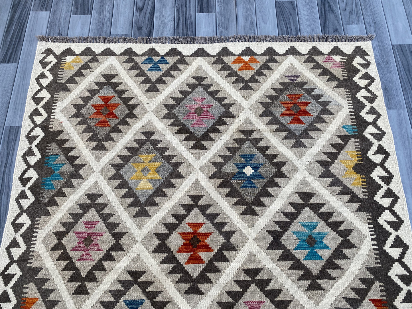 Handmade Flat Weave Kilim Rug |198 CM x 149 CM KAS#91