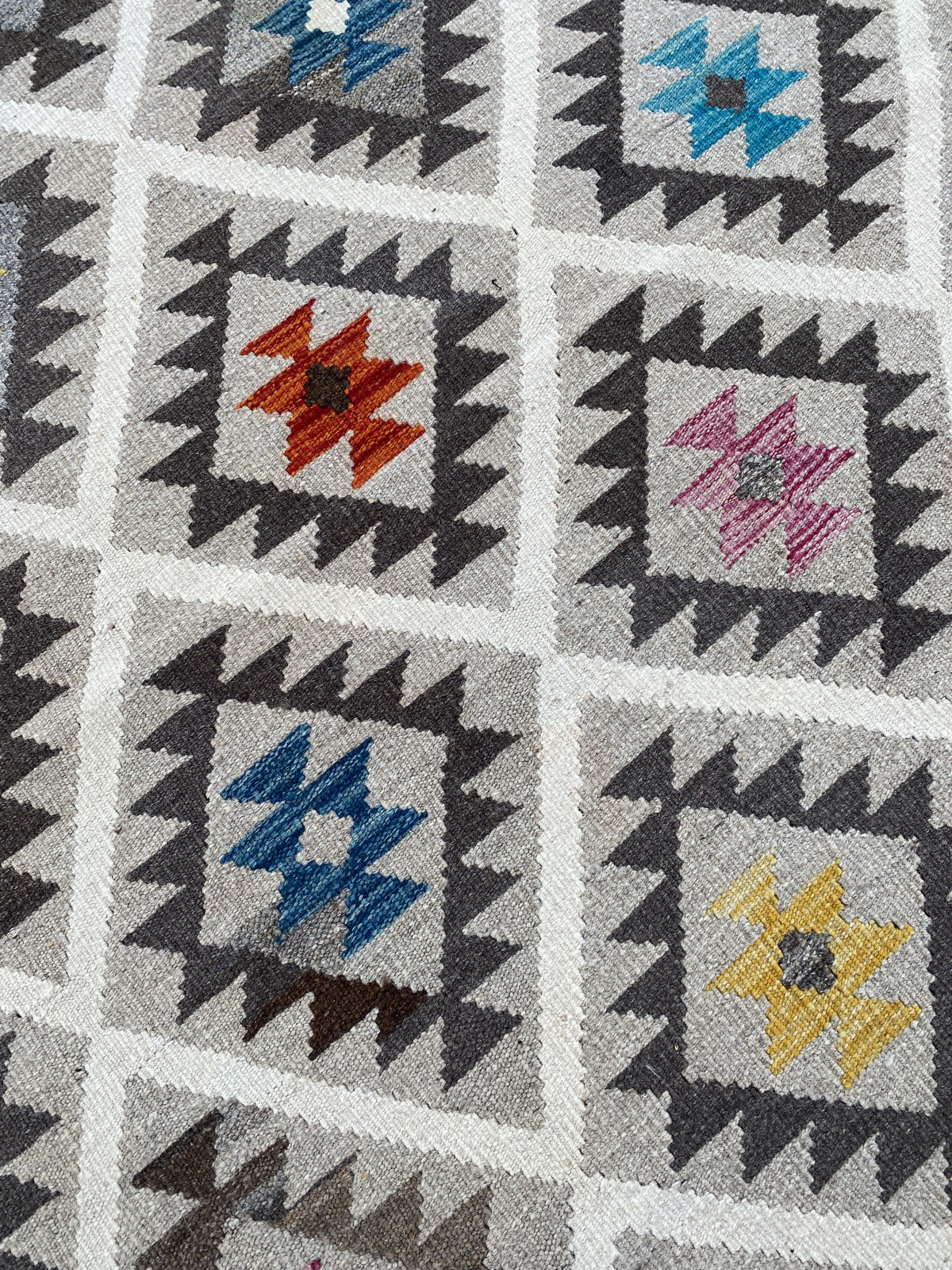 Handmade Flat Weave Kilim Rug |198 CM x 149 CM KAS#91