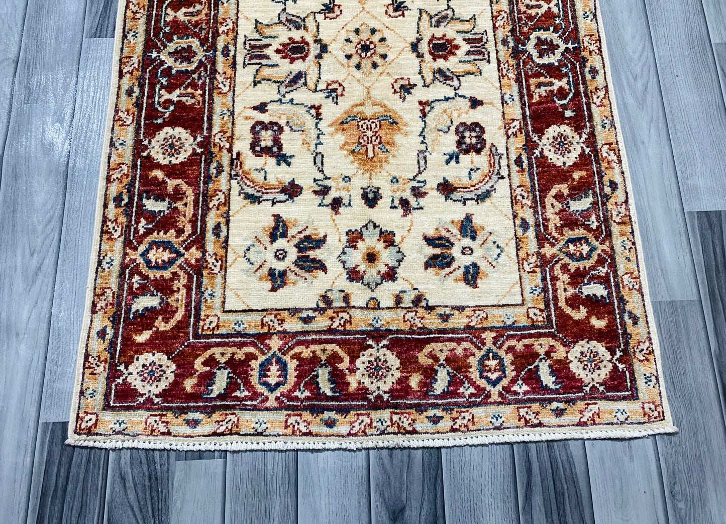 Handmade Fine Quality Chobi Wool Rug ( 125 CM x 80 CM ) SS#57