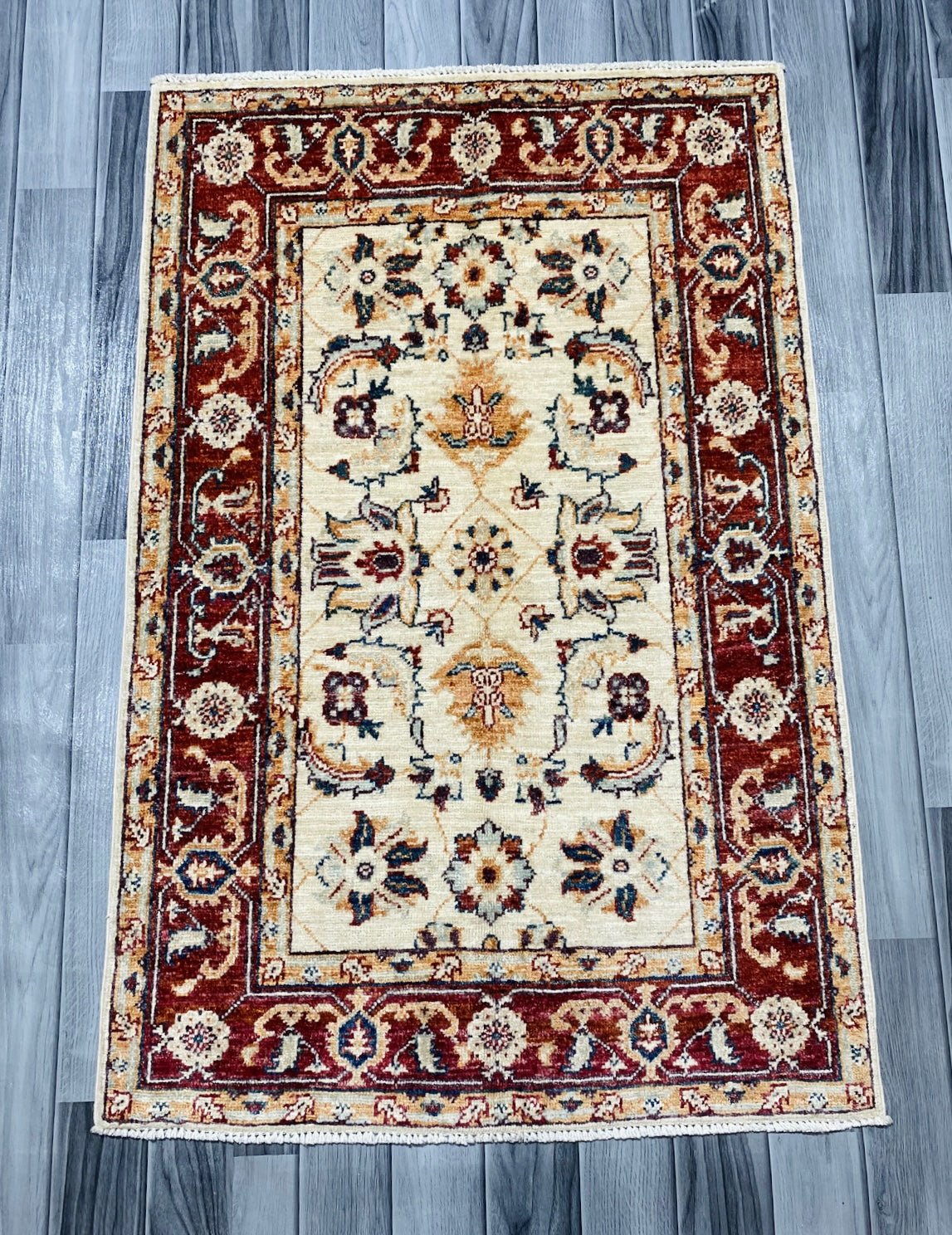 Handmade Fine Quality Chobi Wool Rug ( 125 CM x 80 CM ) SS#57