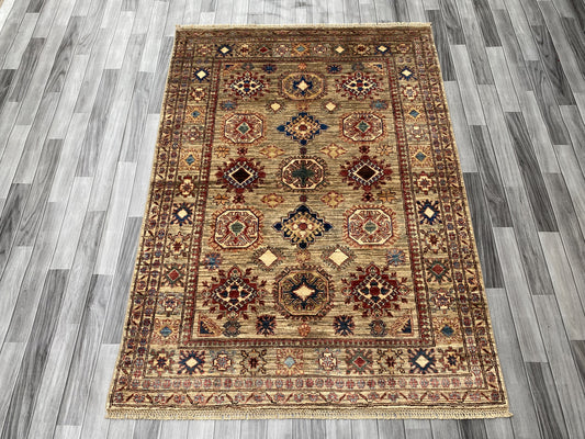 Hand Knotted Chobi Wool Rug | 210 CM x 152 CM SK#400