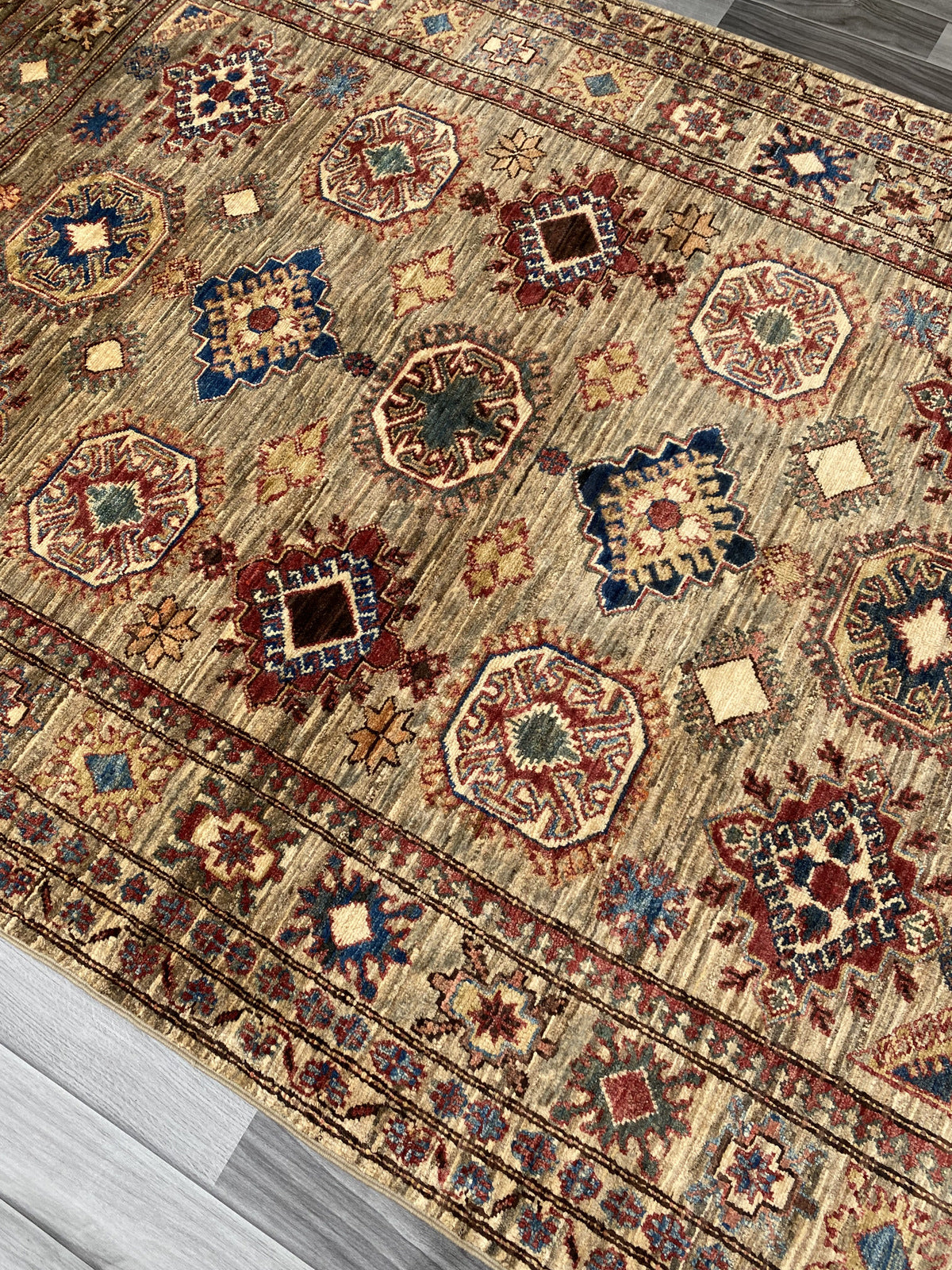Hand Knotted Chobi Wool Rug | 210 CM x 152 CM SK#400