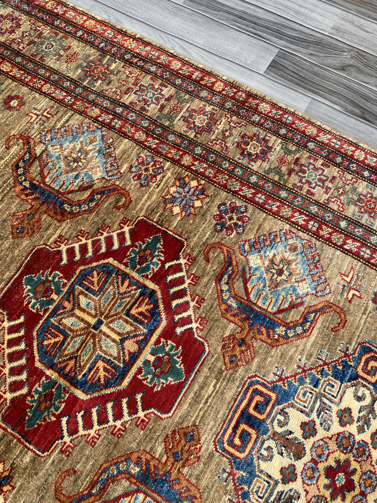 Hand Knotted Chobi Wool Rug | 206 CM x 128 CM SK#402