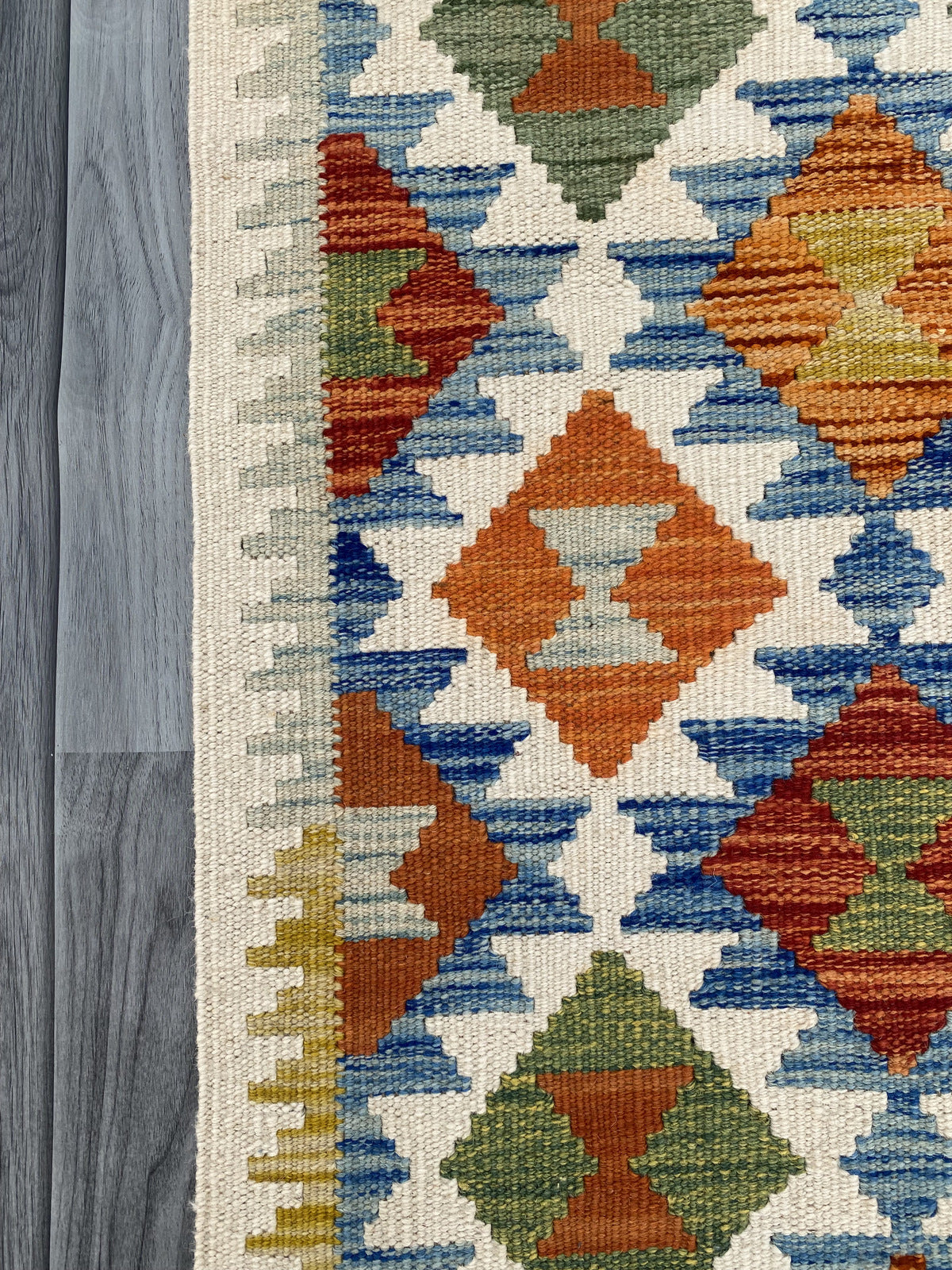 Handmade Chobi Kilim Runner Rug Size: 200 CM x 60 CM KSS#195