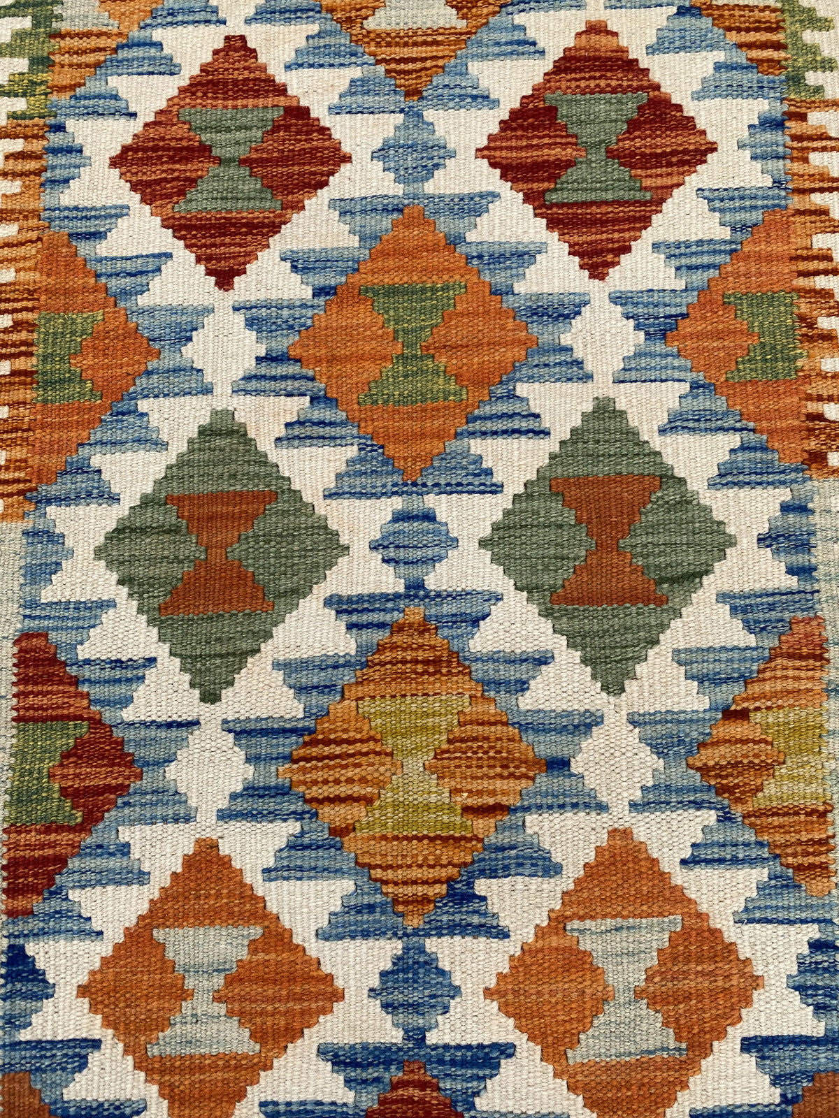Handmade Chobi Kilim Runner Rug Size: 200 CM x 60 CM KSS#195