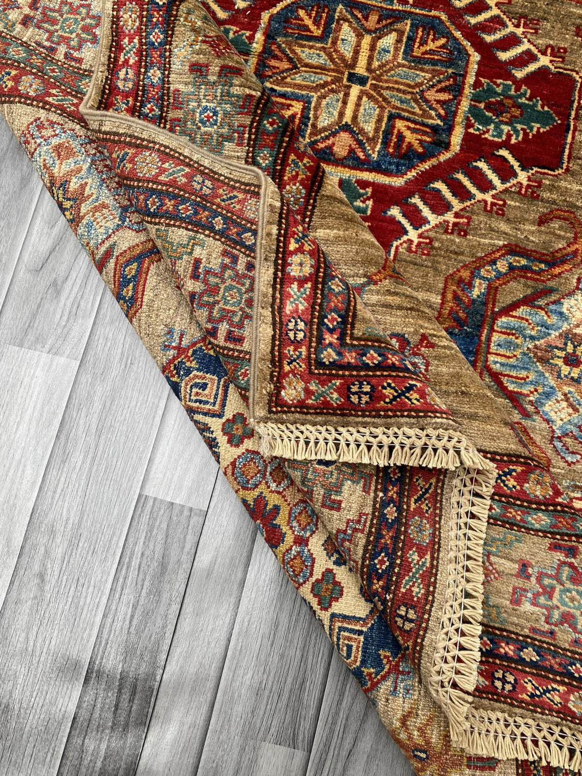 Hand Knotted Chobi Wool Rug | 206 CM x 128 CM SK#402