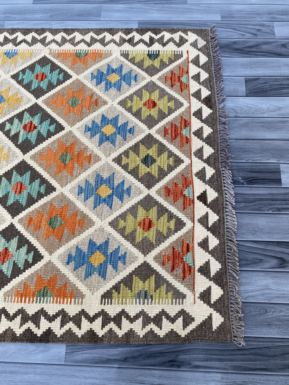 Afghan Handmade Wool Kilim Rug |197 CM x 124 CM KAS#86