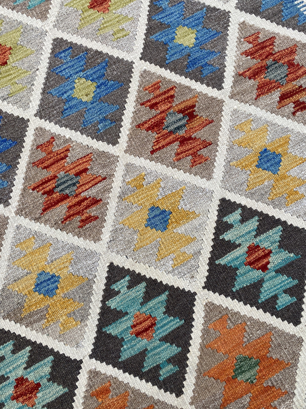 Afghan Handmade Wool Kilim Rug |197 CM x 124 CM KAS#86