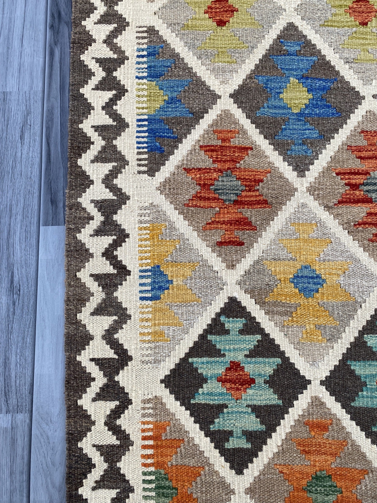 Afghan Handmade Wool Kilim Rug |197 CM x 124 CM KAS#86