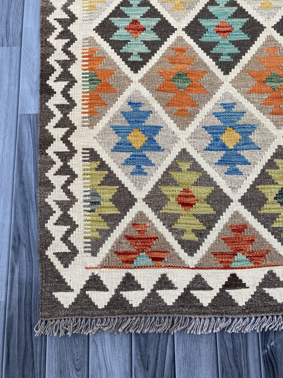 Afghan Handmade Wool Kilim Rug |197 CM x 124 CM KAS#86