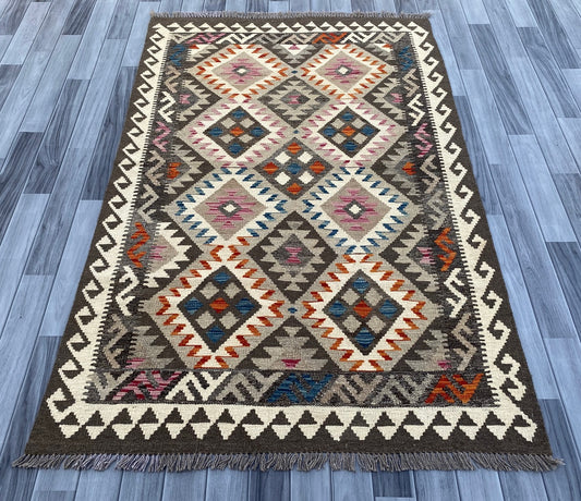 Afghan Handmade Kilim Rug |187 CM x 124 CM KAS#85