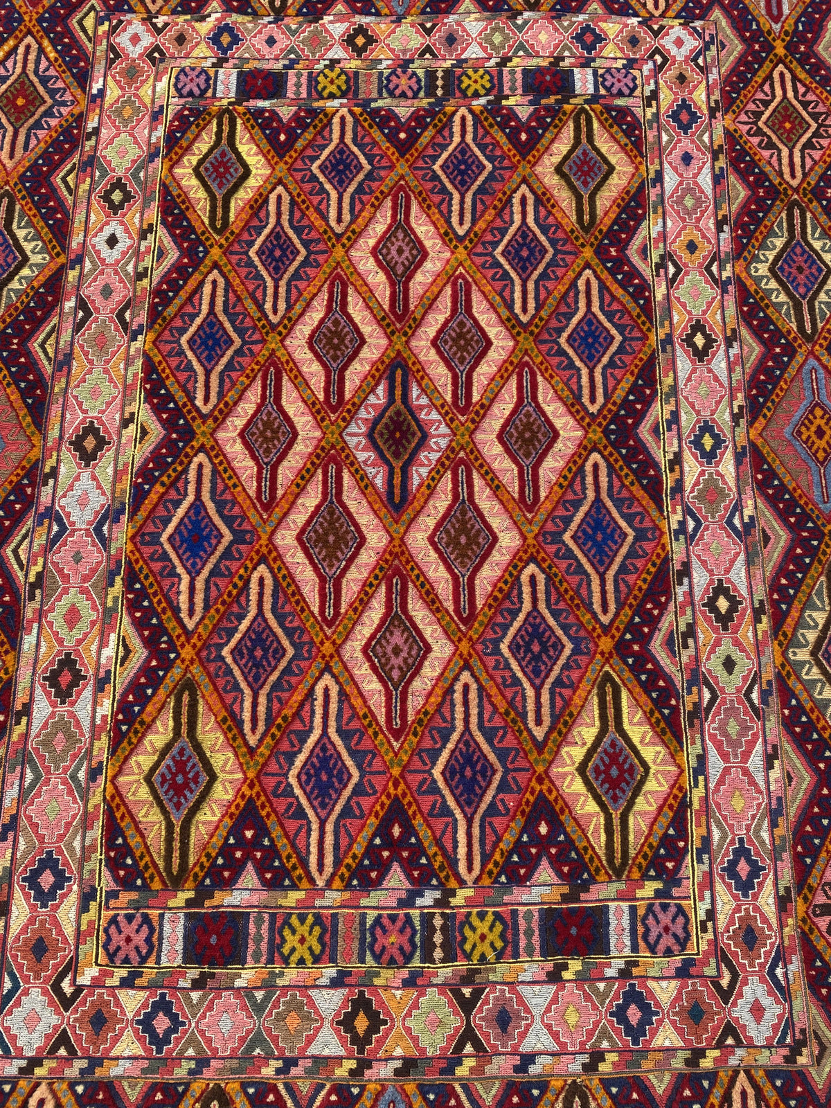 Handmade Afghan Fine Quality Meshwani Rug-#KAS 972