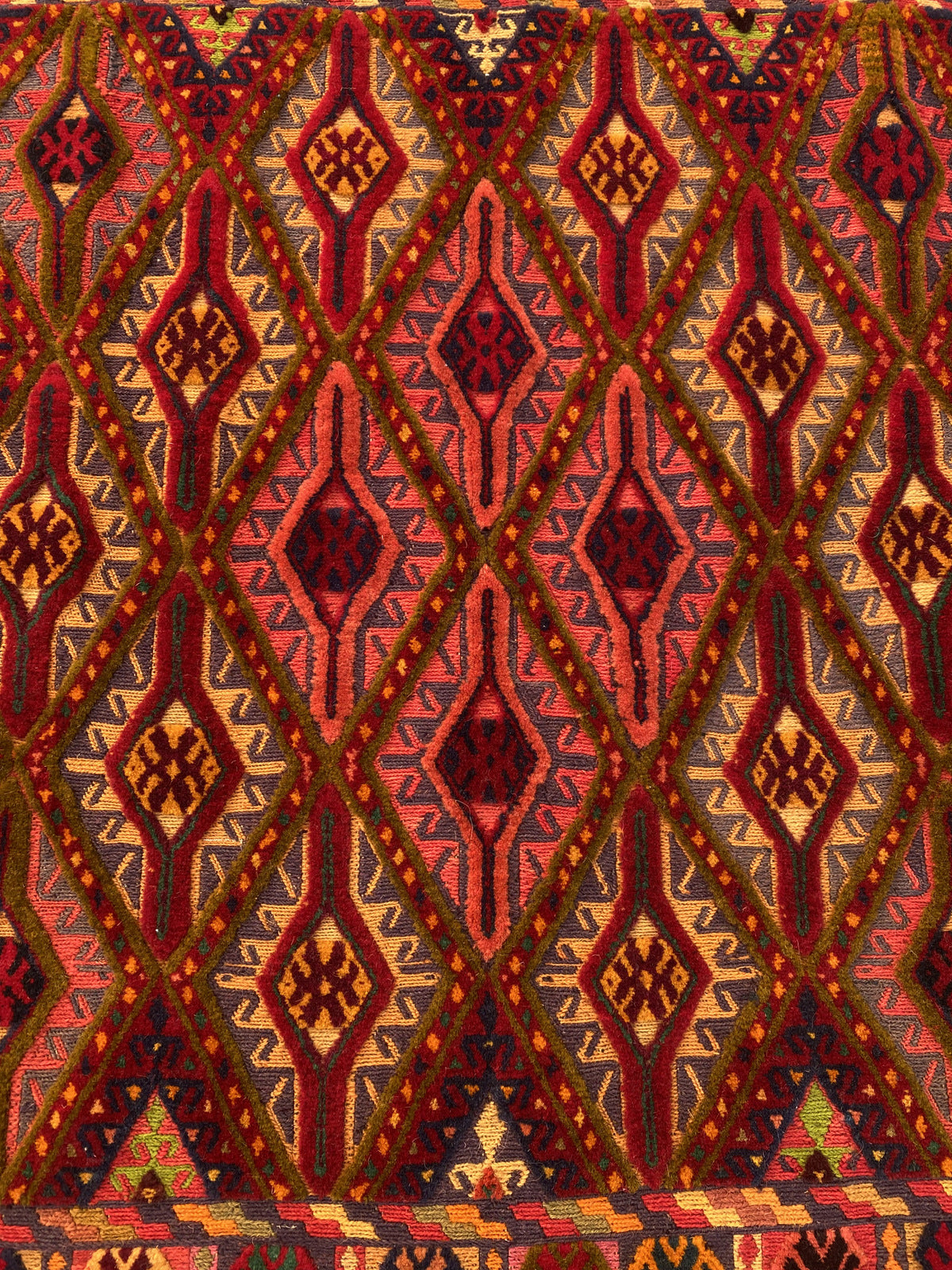 Handmade Afghan Meshwani Rug 191 CM x 148 CM #KAS 973