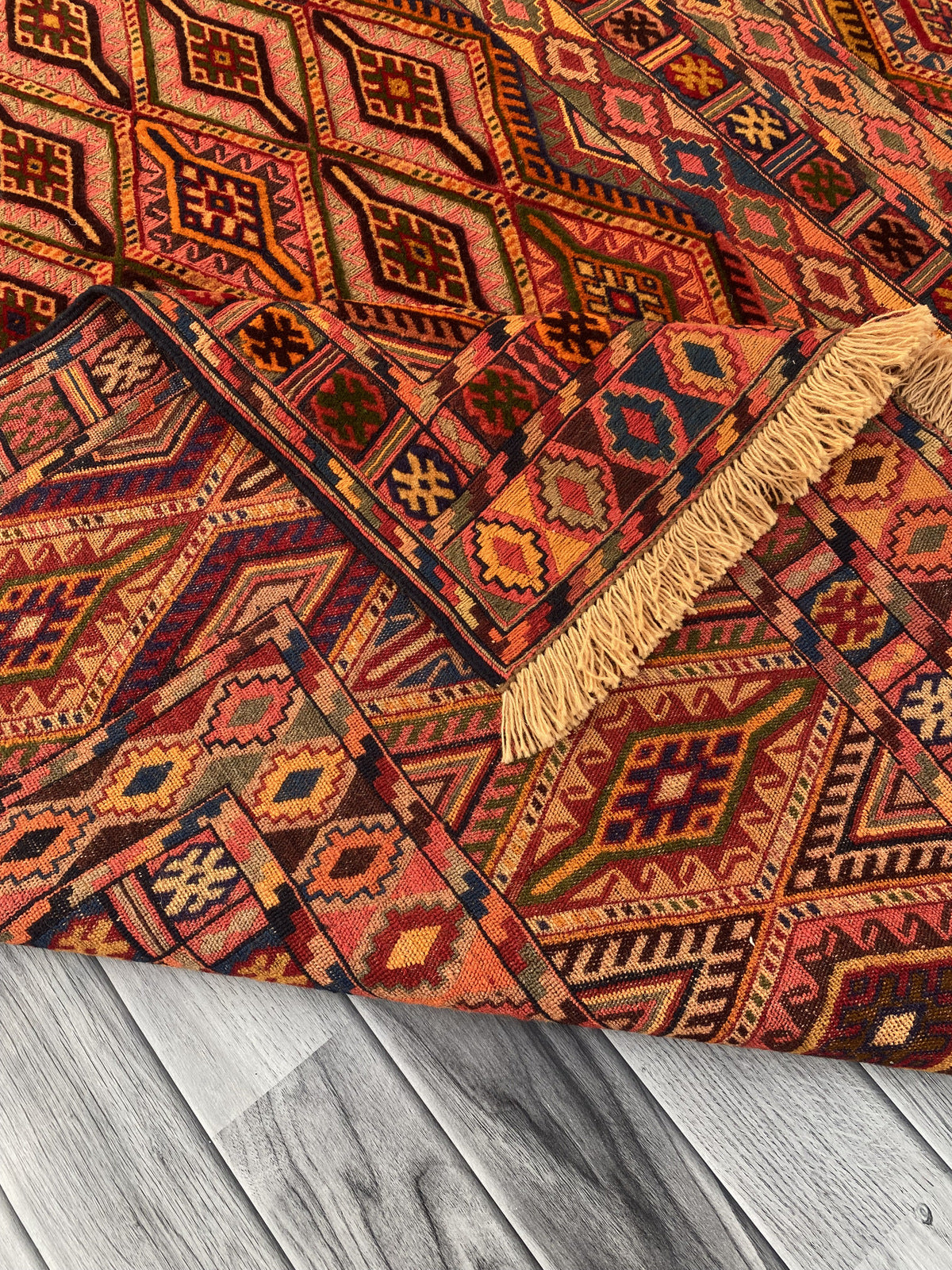 Handmade Fine Quality Meshwani Rug 195 CM x 150 CM KAS# 974