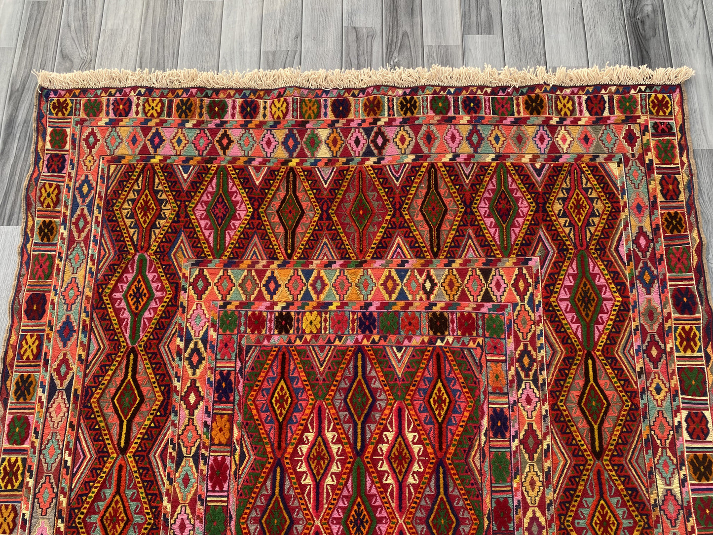Handmade Fine Quality Meshwani Rug 200 CM x 150 CM KAS # 975