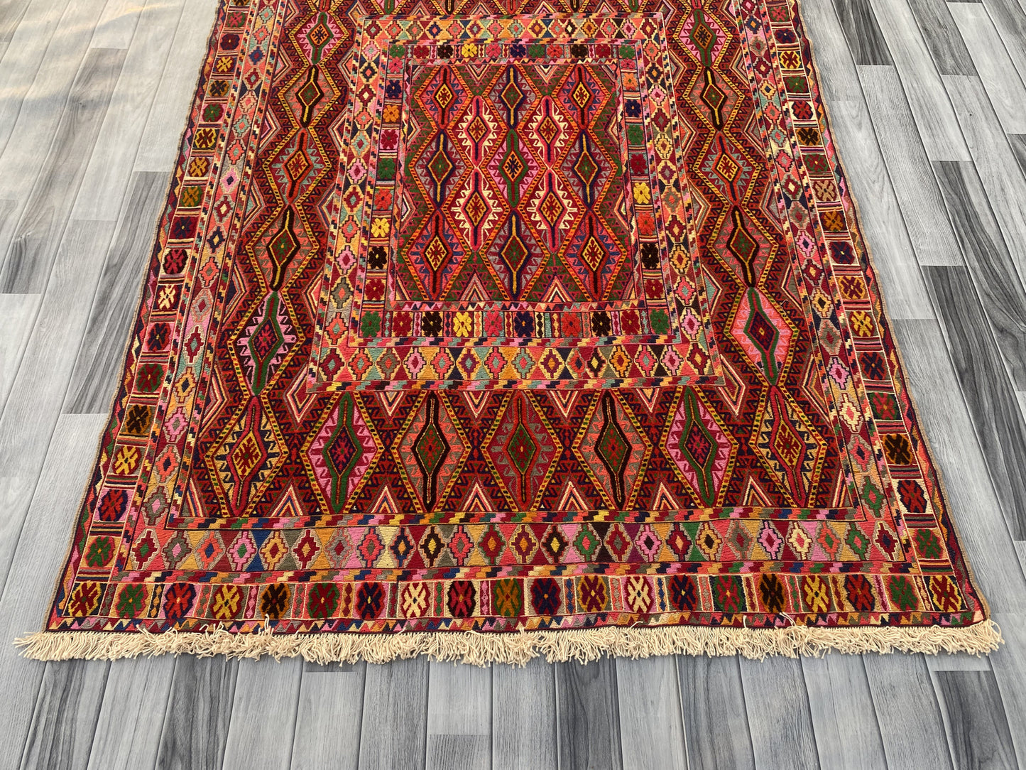 Handmade Fine Quality Meshwani Rug 200 CM x 150 CM KAS # 975