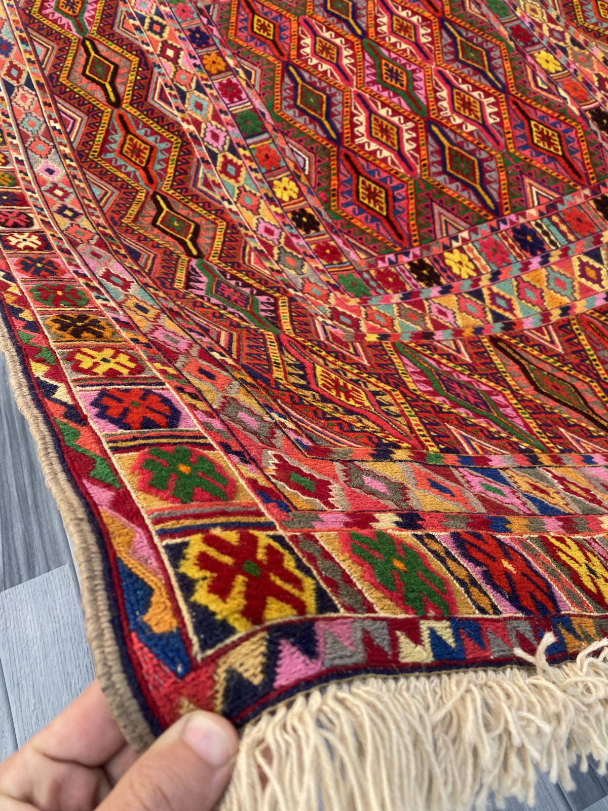 Handmade Fine Quality Meshwani Rug 200 CM x 150 CM KAS # 975
