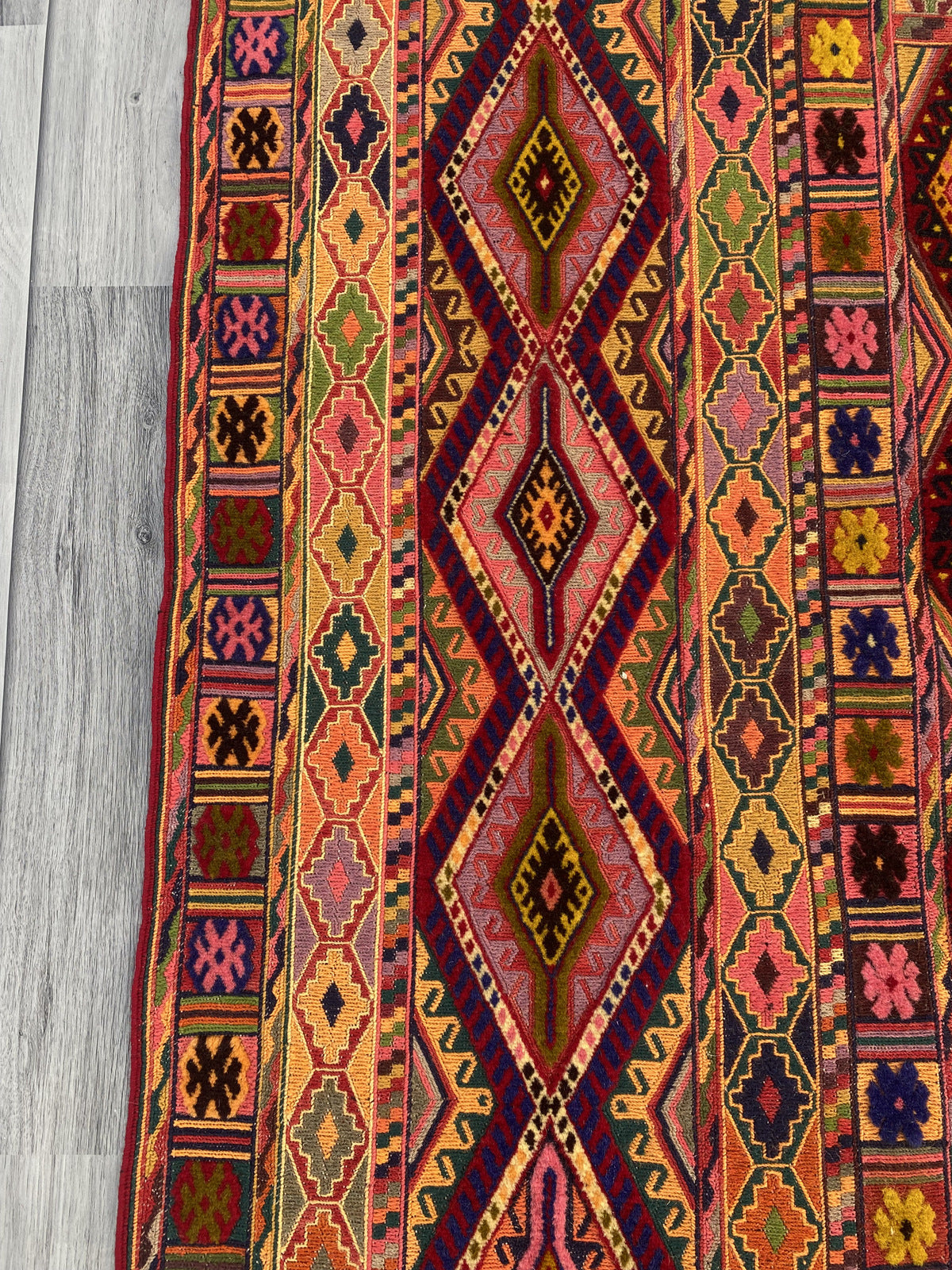 Handmade Fine Quality Meshwani Rug 191 CM x 145 CM KAS # 978